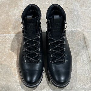 Cole Haan Men's Black Lace-Up Boots